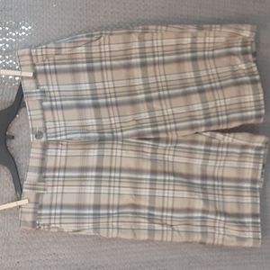 Columbia plaid shorts